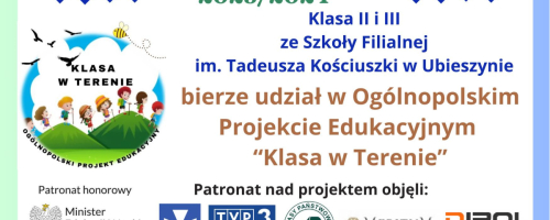 Ogólnopolski Projekt Edukacyjny „Klasa w terenie” 
